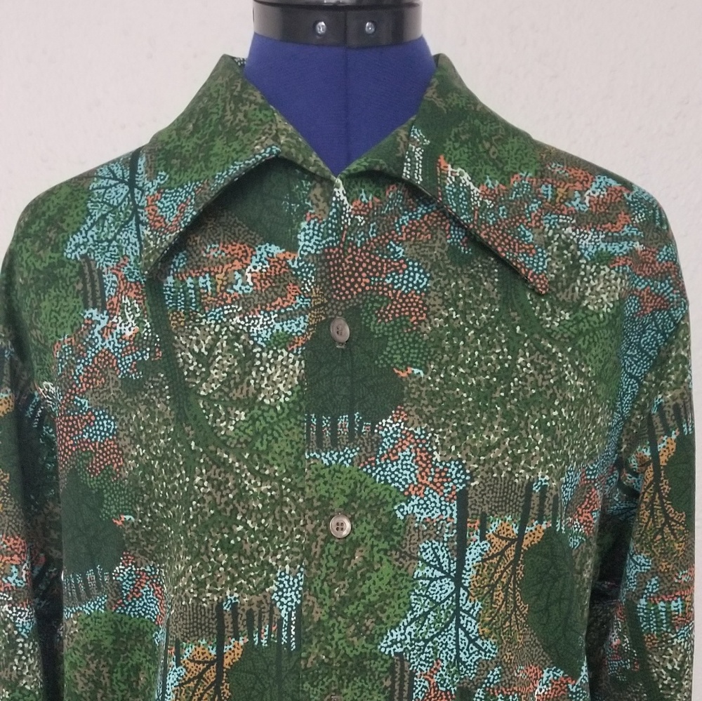 1970S MENS JANTZEN 100 DISCO SHIRT